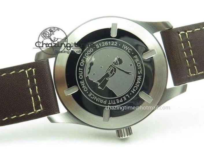 MIROTIME 0726 Mark XVII Le Petit Prince MK Maker 1:1 Best Edition SS Blue Dial On Brown Leather Strap A ComfortFit 7377